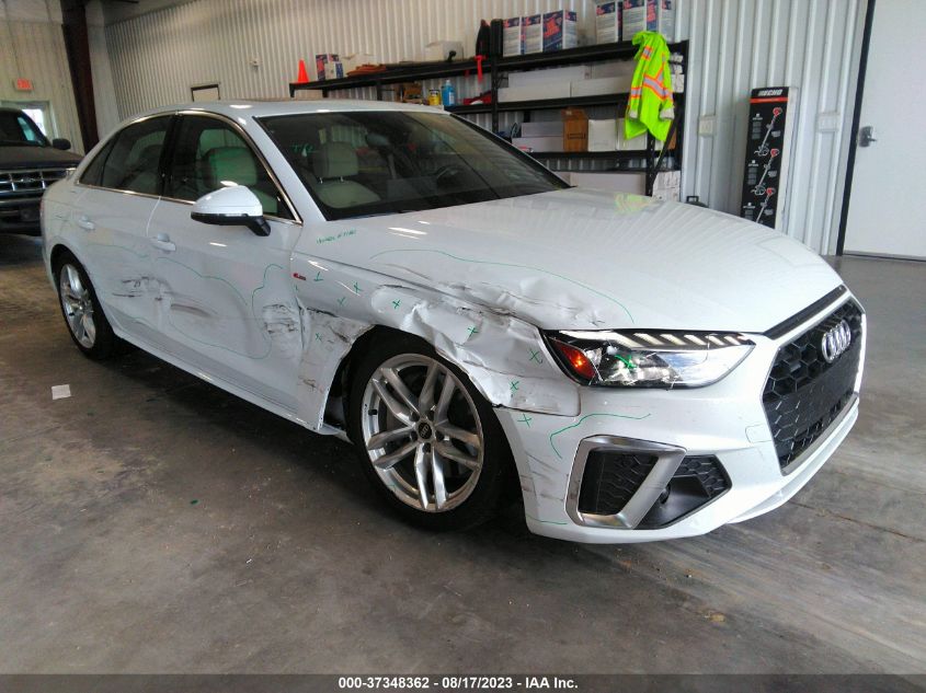 2022 AUDI A4 SEDAN S LINE PREMIUM PLUS - WAUEAAF41NN014080