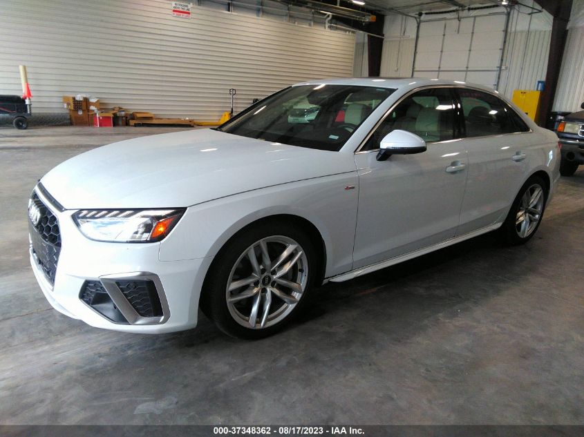 2022 AUDI A4 SEDAN S LINE PREMIUM PLUS - WAUEAAF41NN014080