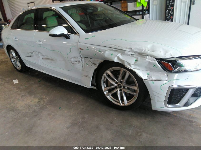 2022 AUDI A4 SEDAN S LINE PREMIUM PLUS - WAUEAAF41NN014080