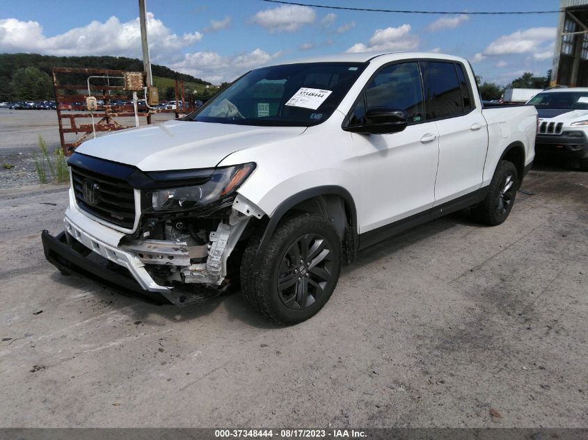 2021 HONDA RIDGELINE SPORT - 5FPYK3F10MB025185