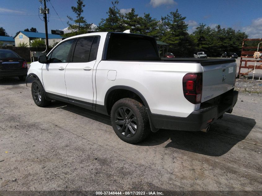 2021 HONDA RIDGELINE SPORT - 5FPYK3F10MB025185