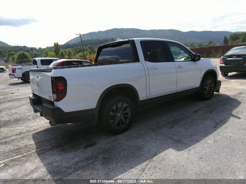 2021 HONDA RIDGELINE SPORT - 5FPYK3F10MB025185