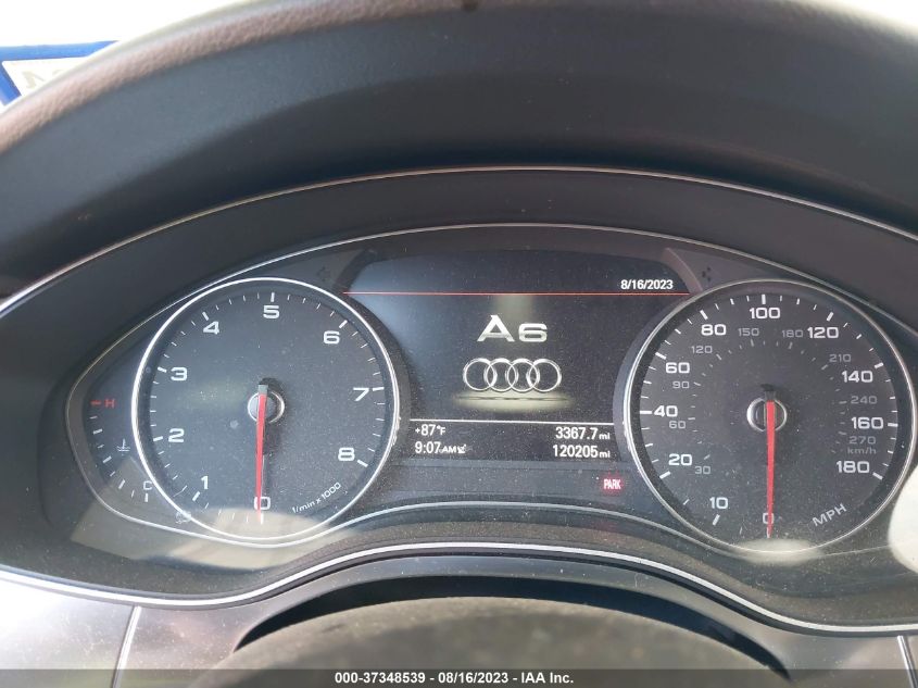 2013 AUDI A6 PREMIUM PLUS - WAUDFAFC8DN009154