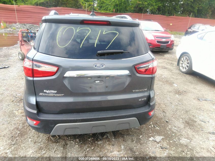 2020 FORD ECOSPORT TITANIUM - MAJ6S3KL4LC360717