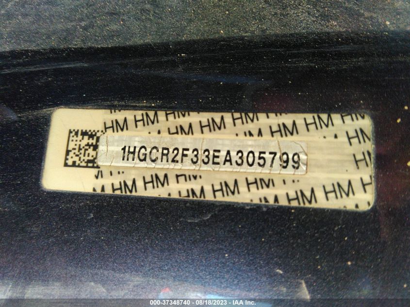 2014 HONDA ACCORD LX - 1HGCR2F33EA305799