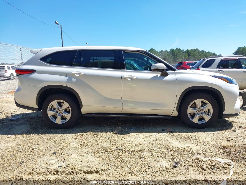 2022 TOYOTA HIGHLANDER LE - 5TDZZRAH5NS556623