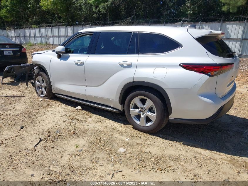 2022 TOYOTA HIGHLANDER LE - 5TDZZRAH5NS556623
