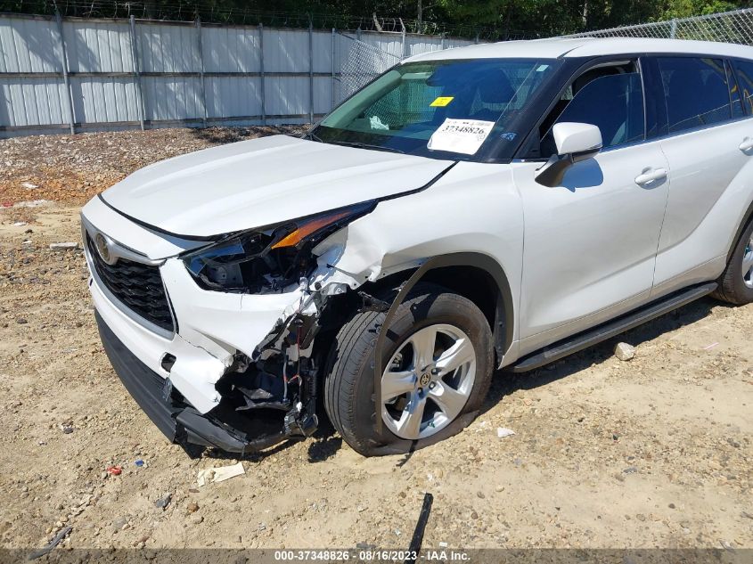 2022 TOYOTA HIGHLANDER LE - 5TDZZRAH5NS556623