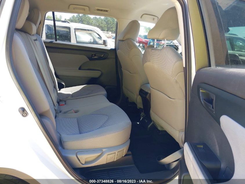 2022 TOYOTA HIGHLANDER LE - 5TDZZRAH5NS556623