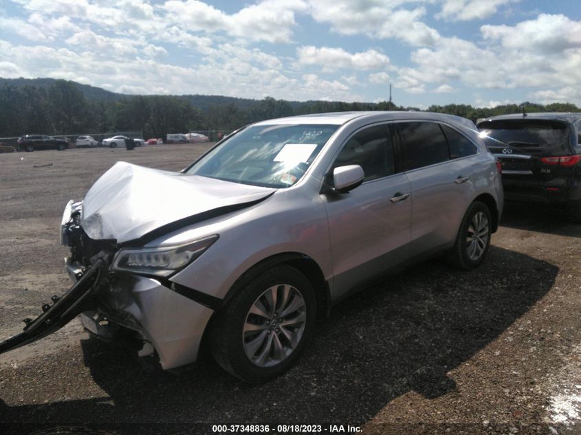 2014 ACURA MDX TECH PKG - 5FRYD4H42EB021820
