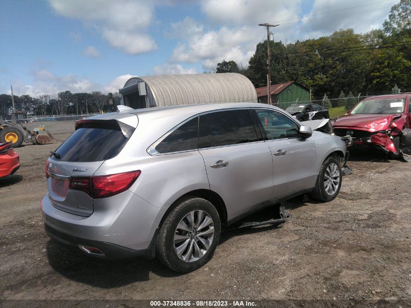 2014 ACURA MDX TECH PKG - 5FRYD4H42EB021820