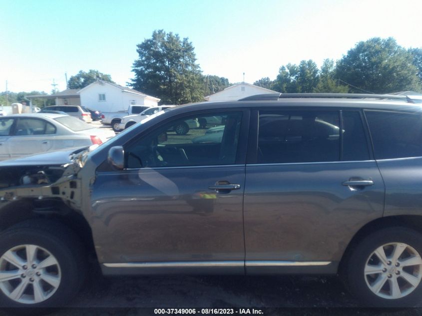 2013 TOYOTA HIGHLANDER - 5TDZK3EH7DS123492