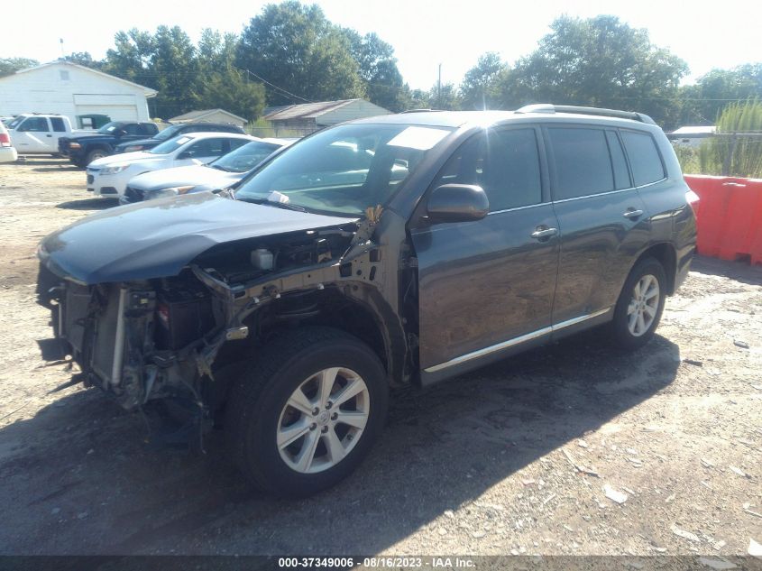 2013 TOYOTA HIGHLANDER - 5TDZK3EH7DS123492