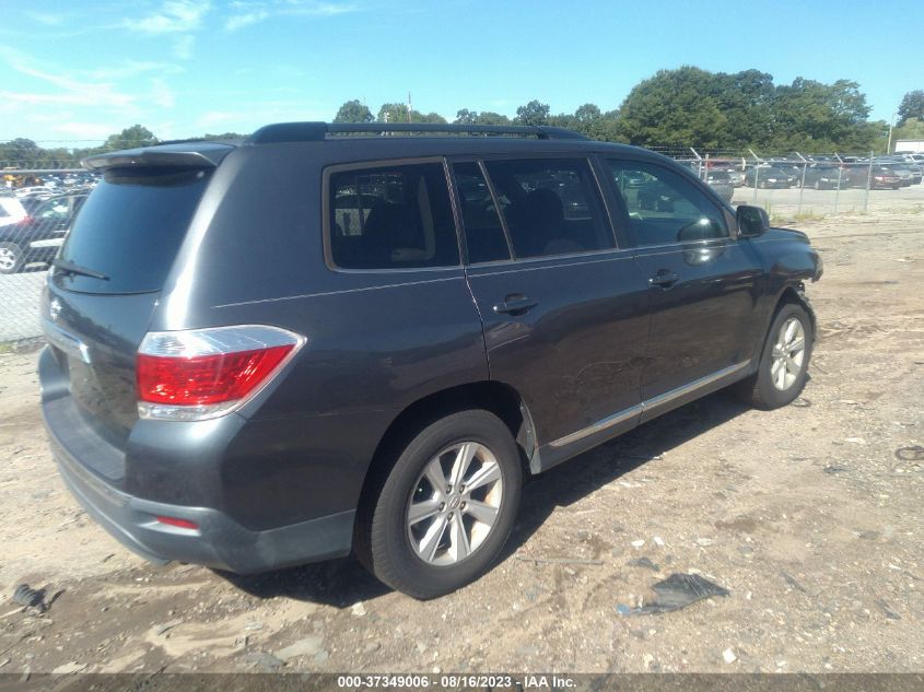 2013 TOYOTA HIGHLANDER - 5TDZK3EH7DS123492