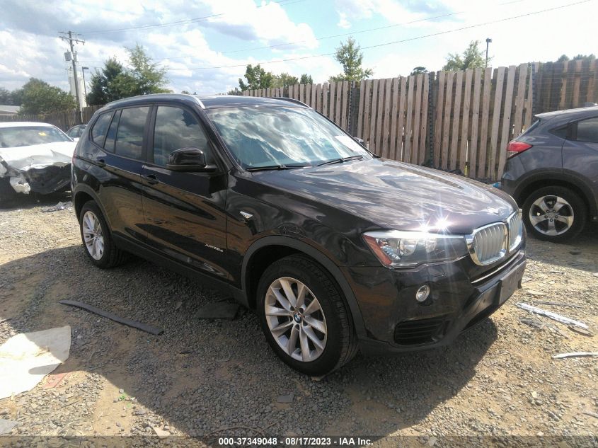 2015 BMW X3 XDRIVE28D - 5UXWY3C51F0E95895