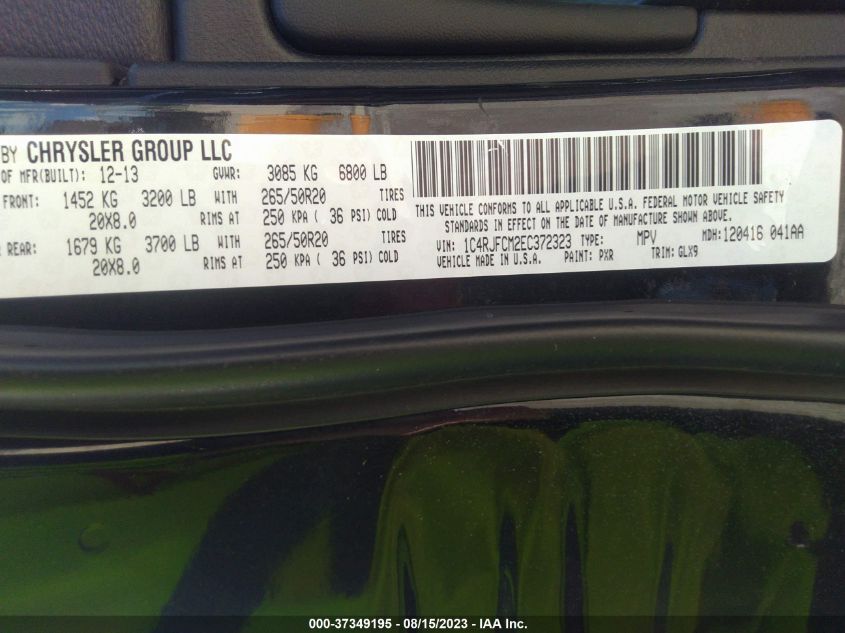 2015 JEEP GRAND CHEROKEE ALTITUDE - 1C4RJEAG2FC654003