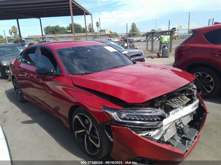 2021 HONDA ACCORD SEDAN SPORT - 1HGCV1F33MA077923