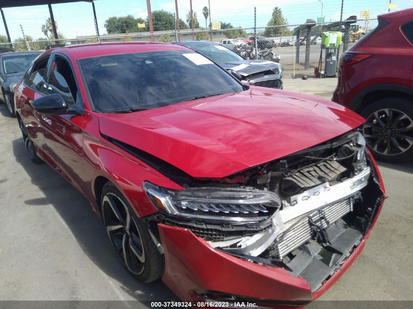 2021 HONDA ACCORD SEDAN SPORT - 1HGCV1F33MA077923