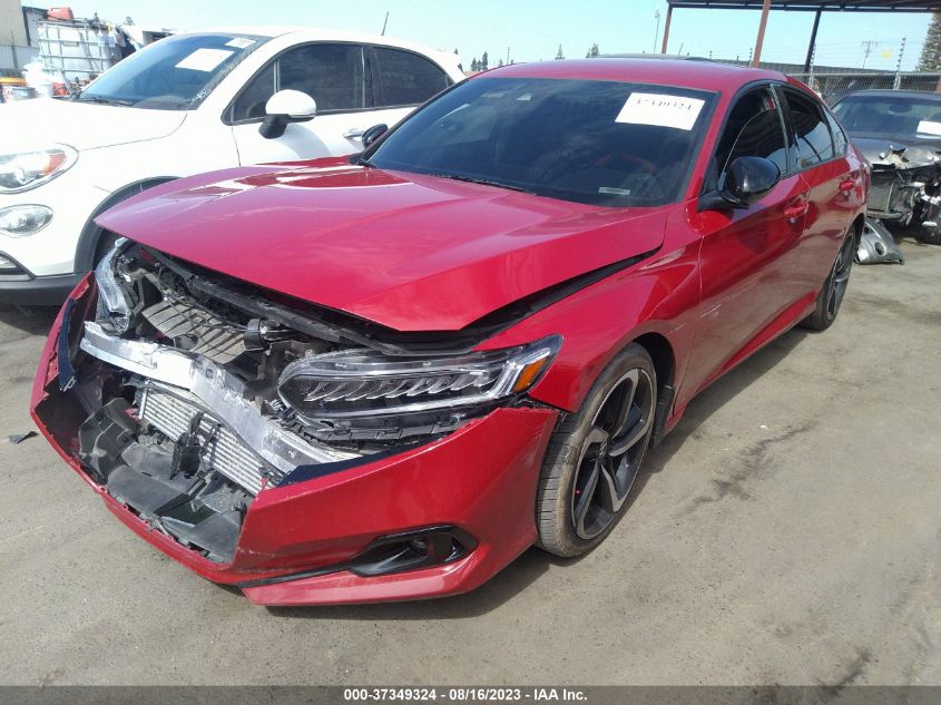 2021 HONDA ACCORD SEDAN SPORT - 1HGCV1F33MA077923