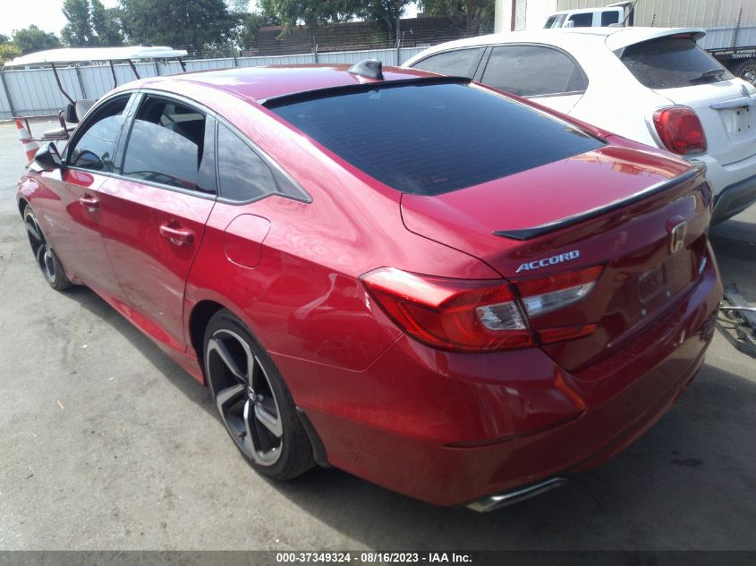 2021 HONDA ACCORD SEDAN SPORT - 1HGCV1F33MA077923