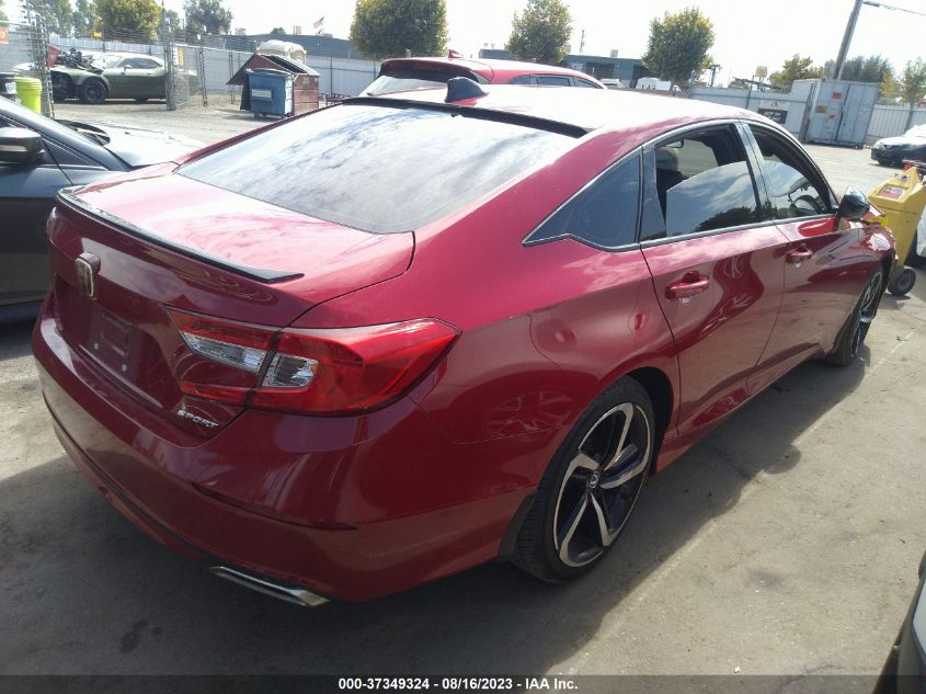 2021 HONDA ACCORD SEDAN SPORT - 1HGCV1F33MA077923