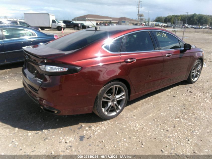 2016 FORD FUSION TITANIUM - 3FA6P0K90GR301594