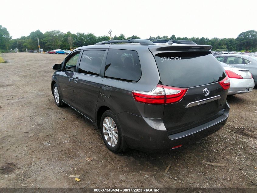 2015 TOYOTA SIENNA LTD/XLE/XLE PREMIUM - 5TDDK3DC3FS109205