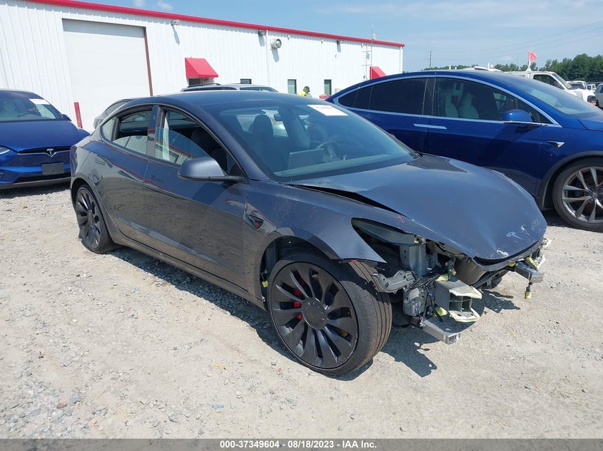 VIN 5YJ3E1EC7NF317337 2022 TESLA MODEL 3 PERFORMANCE