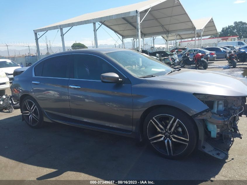 2016 HONDA ACCORD SEDAN SPORT - 1HGCR2F6XGA205289