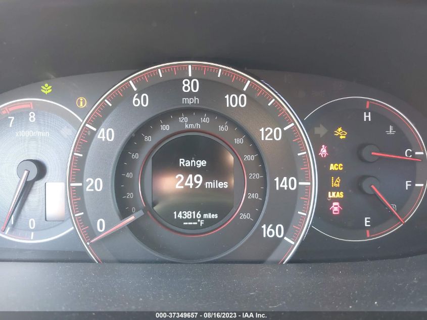 2016 HONDA ACCORD SEDAN SPORT - 1HGCR2F6XGA205289