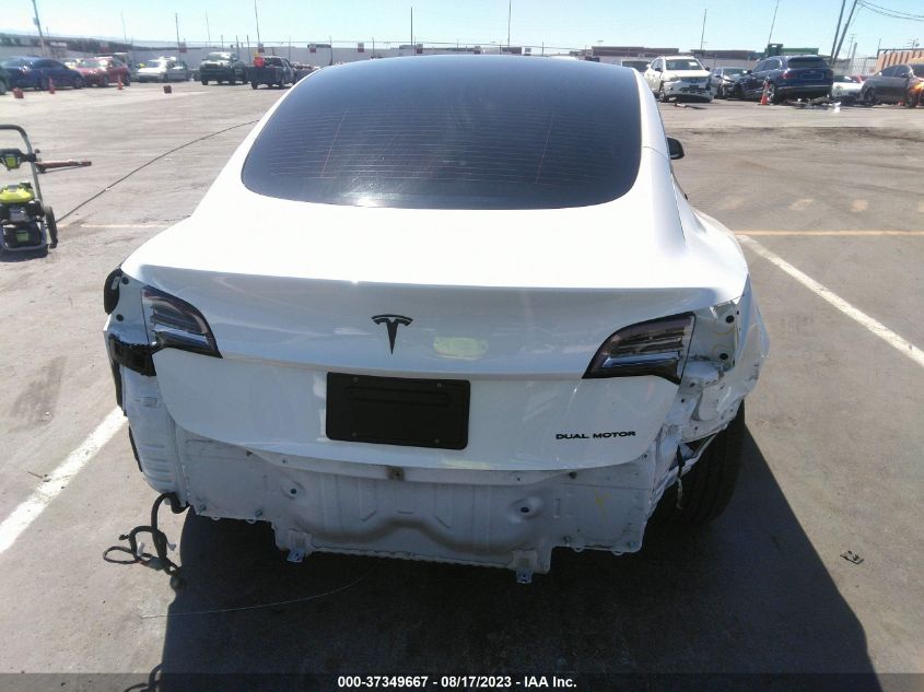 2021 TESLA MODEL 3 LONG RANGE - 5YJ3E1EB6MF053968