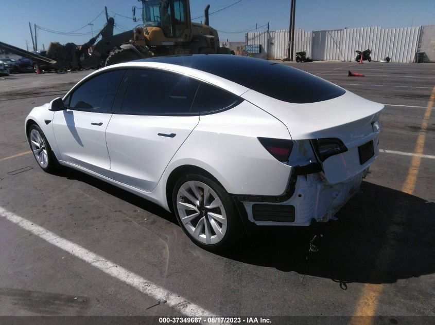 2021 TESLA MODEL 3 LONG RANGE - 5YJ3E1EB6MF053968
