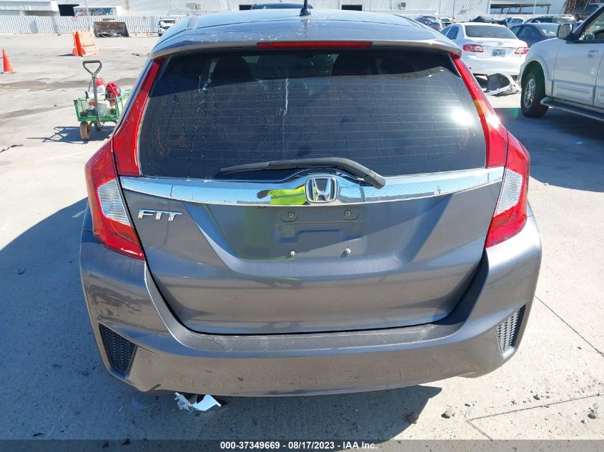 2016 HONDA FIT EX-L - 3HGGK5H89GM702066