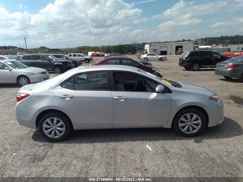 2015 TOYOTA COROLLA L/LE/S/S PLUS/LE PLUS - 2T1BURHEXFC312181
