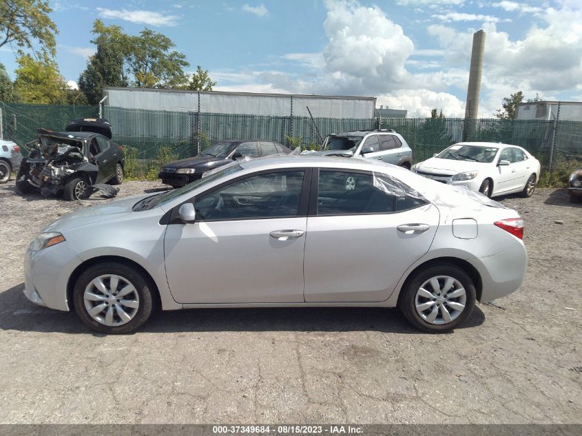2015 TOYOTA COROLLA L/LE/S/S PLUS/LE PLUS - 2T1BURHEXFC312181