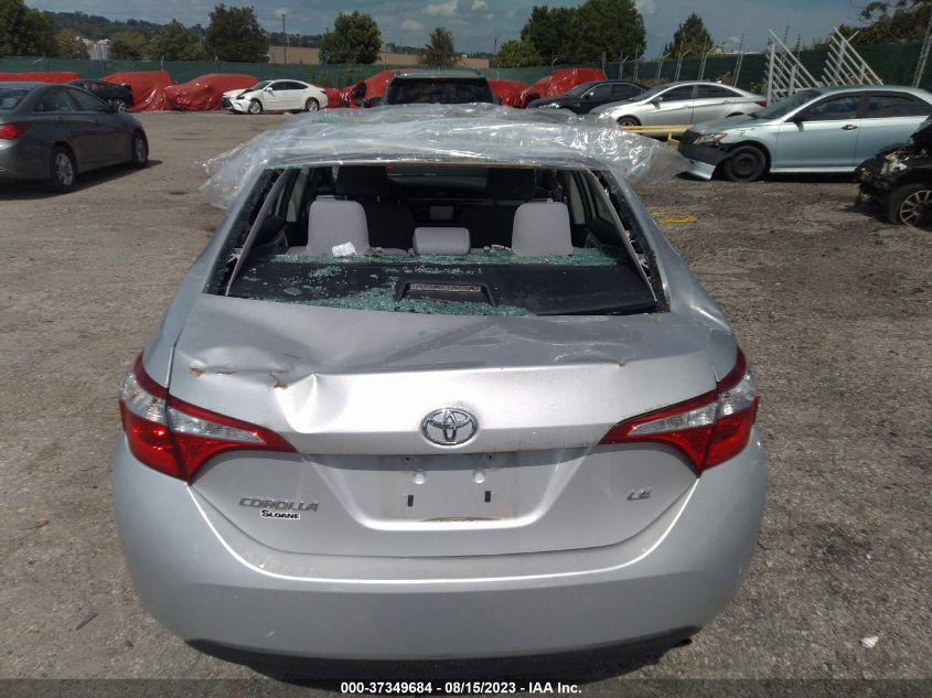 2015 TOYOTA COROLLA L/LE/S/S PLUS/LE PLUS - 2T1BURHEXFC312181