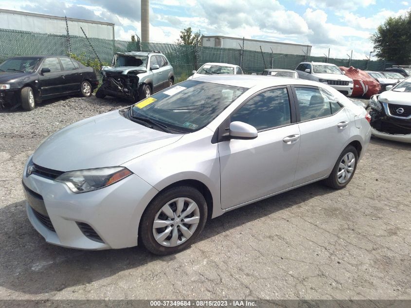 2015 TOYOTA COROLLA L/LE/S/S PLUS/LE PLUS - 2T1BURHEXFC312181