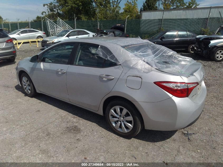2015 TOYOTA COROLLA L/LE/S/S PLUS/LE PLUS - 2T1BURHEXFC312181