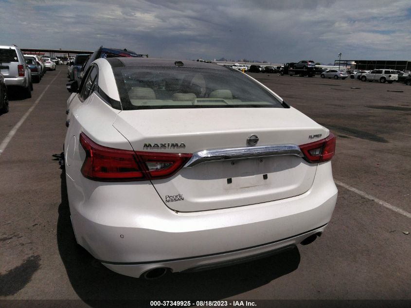 2016 NISSAN MAXIMA 3.5S/SV/SL/SR/PLAT - 1N4AA6AP6GC421641