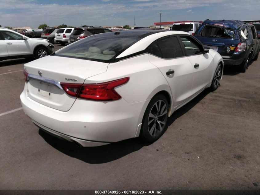 2016 NISSAN MAXIMA 3.5S/SV/SL/SR/PLAT - 1N4AA6AP6GC421641