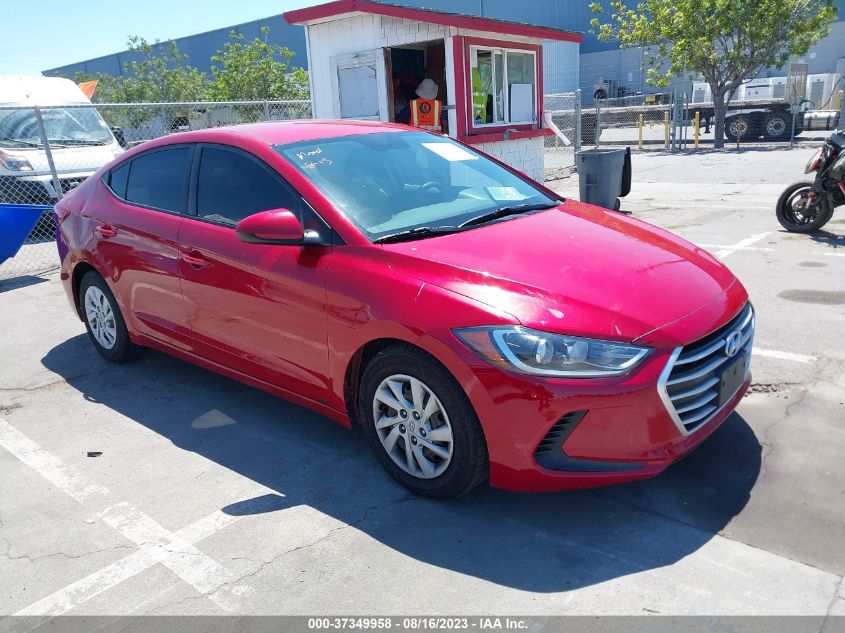 2017 HYUNDAI ELANTRA SE - 5NPD74LFXHH037348