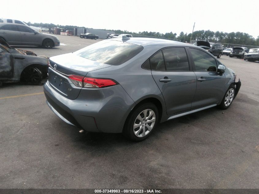 2022 TOYOTA COROLLA LE - JTDEPMAE9NJ218412