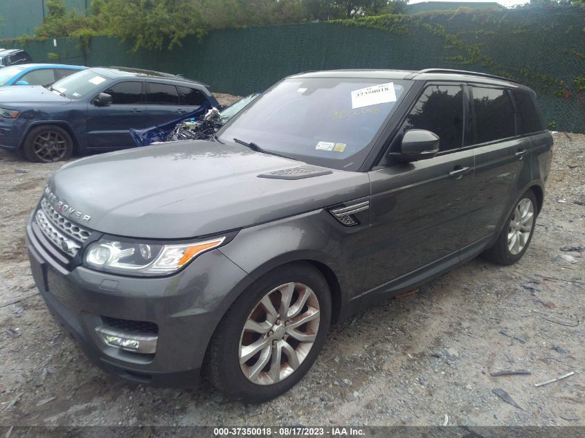 2016 LAND ROVER RANGE ROVER SPORT HSE - SALWR2PF4GA595776