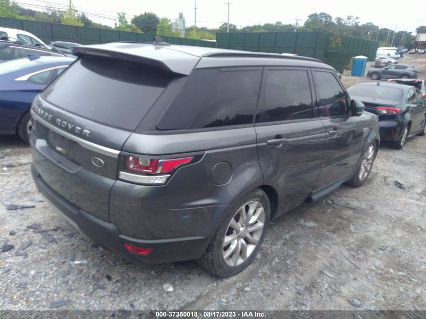2016 LAND ROVER RANGE ROVER SPORT HSE - SALWR2PF4GA595776