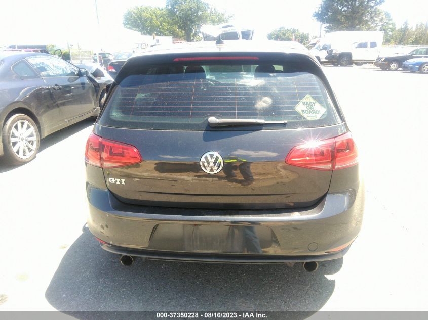 2016 VOLKSWAGEN GOLF GTI S - 3VW5T7AU1GM039031