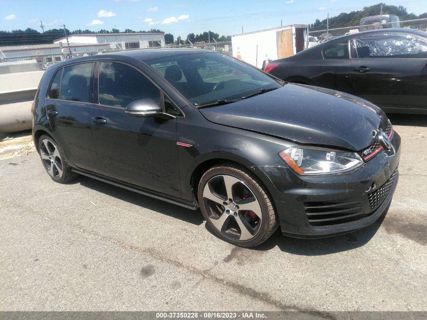 2016 VOLKSWAGEN GOLF GTI S - 3VW5T7AU1GM039031