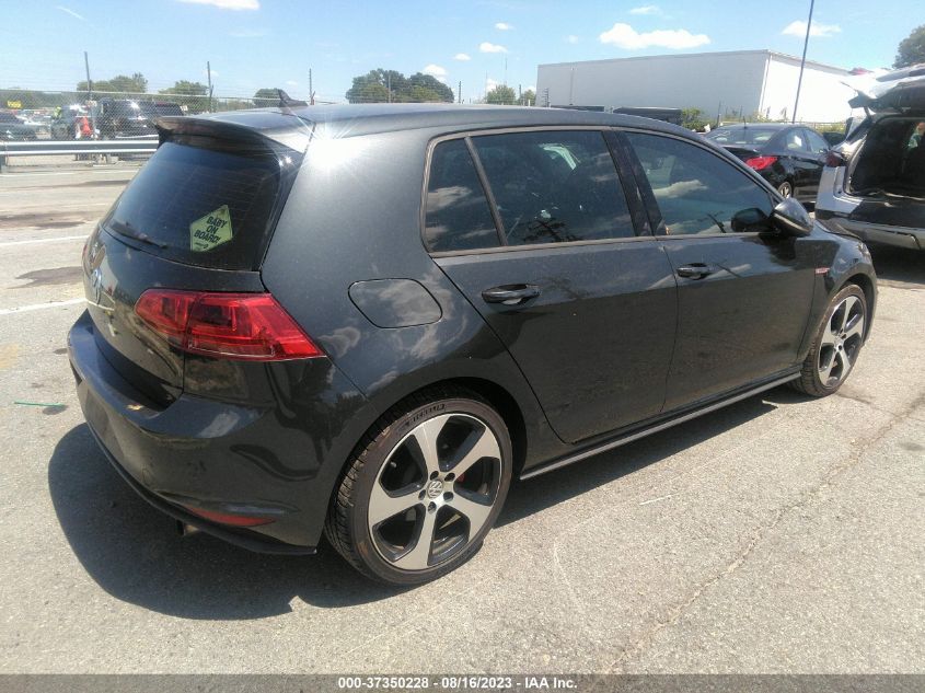 2016 VOLKSWAGEN GOLF GTI S - 3VW5T7AU1GM039031