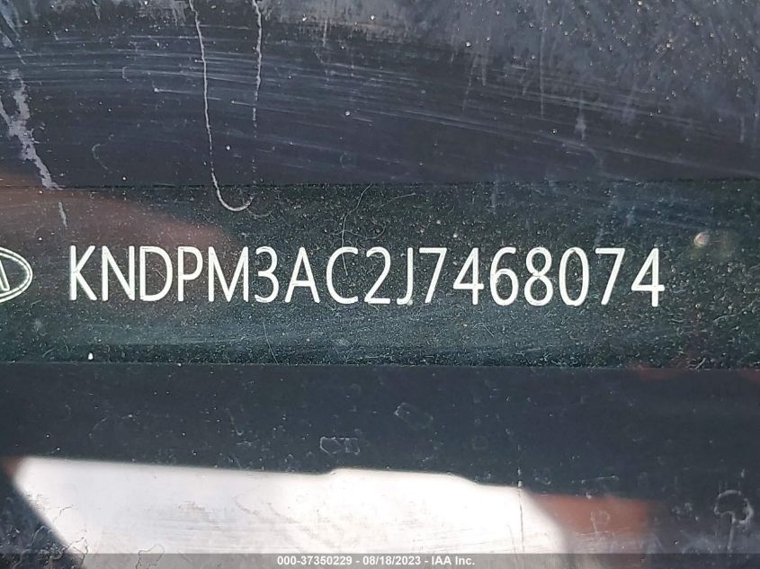 2018 KIA SPORTAGE LX - KNDPM3AC2J7468074