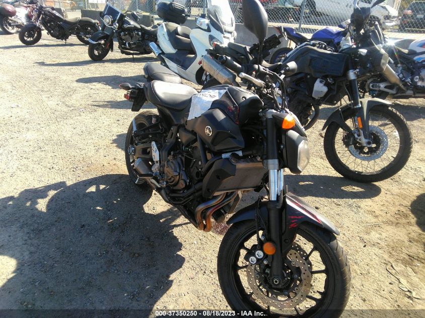 2017 YAMAHA FZ07A JYARM20E5HA000970