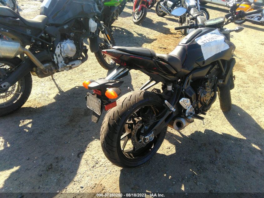 2017 YAMAHA FZ07A JYARM20E5HA000970